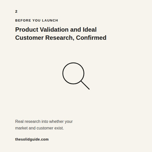 Product Validation and Customer Research Service