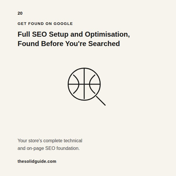Shopify SEO Setup and Optimisation — Get Found on Google Without Paying for Every Click