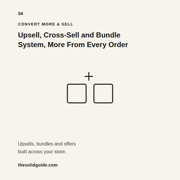 Upsell, Cross-Sell and Bundle System — More Revenue From Every Single Order