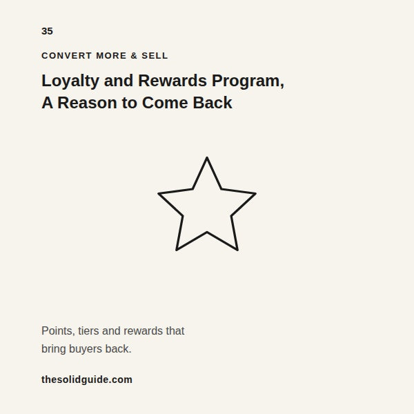 Loyalty and Rewards Program — Keep Buyers Coming Back Without Offering a Single Discount